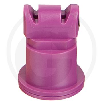 TeeJet Dubbele injector-spleetdop 110° - Paars, Kunststof - Sleutelwijdte: 11