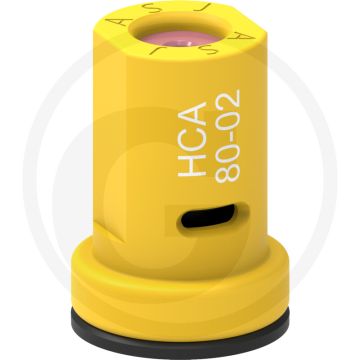 ASJ Holle kegelsproeidop 80° HCA - Oranje, Kunststof, Keramiek.