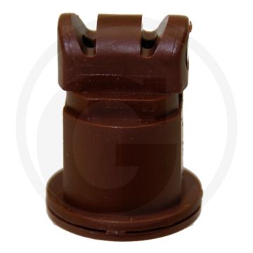 TeeJet Dubbele injector-spleetdop 110° - Kunststof, Bruin, 110°.