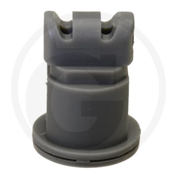 TeeJet Dubbele injector-spleetdop 110° - Kunststof, Grijs, 110°.