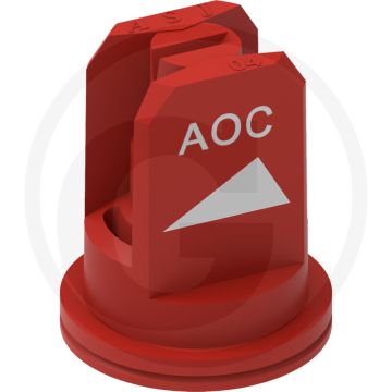 ASJ Lucht injector hoekstraaldop 80° AOC Rood Kunststof 8mm