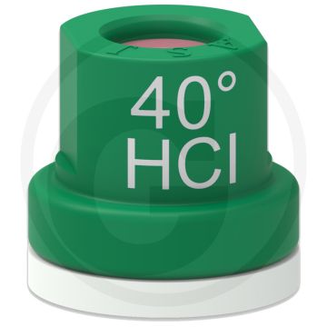 ASJ Holle kegelsproeidop 40° HCI - Groen, Kunststof, Keramiek.