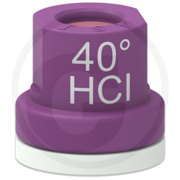 ASJ Holle kegelsproeidop 40° HCI - Paars Keramiek - Rond gat 12 mm
