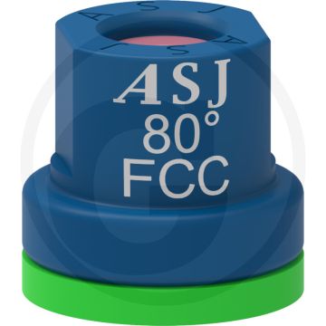 ASJ Volledige kegel sproeidop 80° FCC - Blauw, Kunststof, Keramiek.