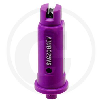 TeeJet Asymmetrische injector-spleetdop - RVS top, 85° spuithoek