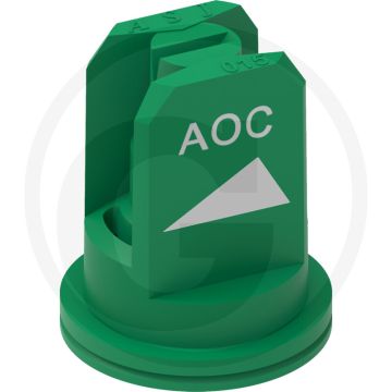 ASJ Lucht injector hoekstraaldop 80° AOC Groen Kunststof - 80°.