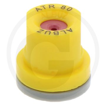 Albuz Holle kegelspuitdop 80° - Keramiek top - Geel