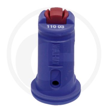 Albuz Dubbele injector spleetdop 110° Blauw Keramiek.