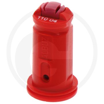 Albuz Dubbele injector spleetdop 110° Rood Keramiek.