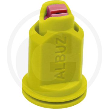 Albuz Dubbele injector spleetdop 110° - Geel, Keramiek - 50 mazen