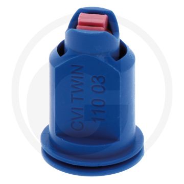 Albuz Dubbele injector-spleetdop 03, 110° - Blauw Keramiek.