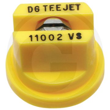 TeeJet Spleetdop 110° Geel RVS DG11002-VS