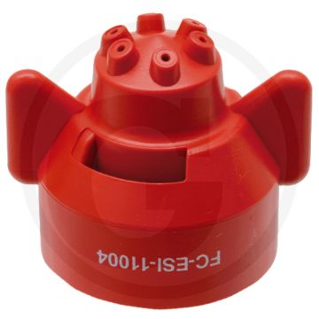 Hypro Vloeibare kunstmestdop 6-gaats - Rood, Kunststof - 110°