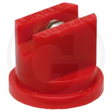 Lechler Spleetdop 120° Rood RVS.