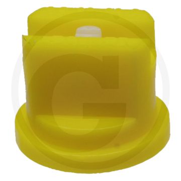 Lechler Spleetdop 80° Geel Keramiek.