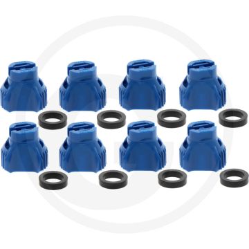 Nozal VPE 8 Flachstrahldüse KWIX RFX Blau 120° Spuithoek