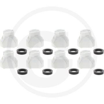 Nozal VPE 8 Flachstrahldüse KWIX RFX Weiß 120°.