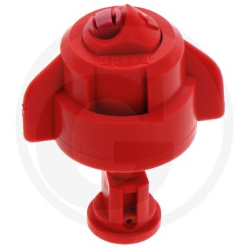 Agrotop Dubbele injector spleetdop 110° Rood Keramiek