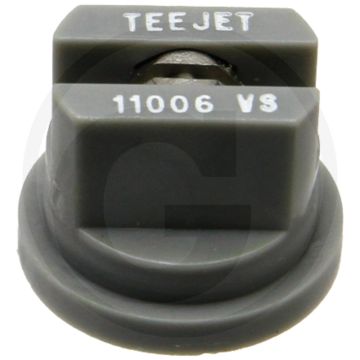 TeeJet Spleetdop 110° - RVS Top - Kunststof - Grijs