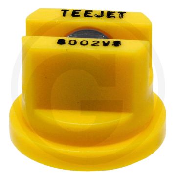 TeeJet Spleetdop 80° Geel RVS TP8002VS