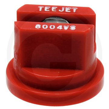 TeeJet Spleetdop 80° Rood RVS TP8004VS