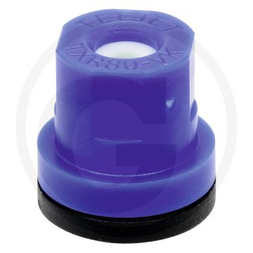 TeeJet Holle kegelsproeidop 80° Blauw Keramiek.
