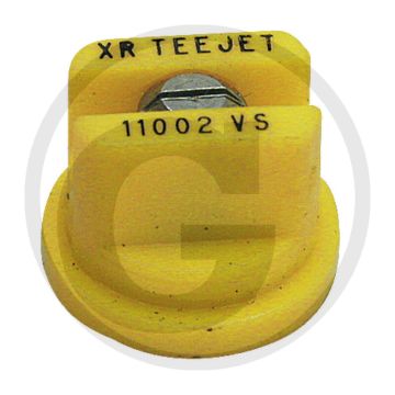 TeeJet Spleetdop 110° Geel - Kunststof - RVS - Sleutelwijdte 8