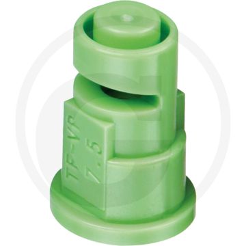 TeeJet Turbo FloodJet, groothoek spleetdop, lichtgroen, 110° spuithoek