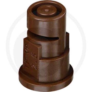 TeeJet Turbo FloodJet, groothoek spleetdop, bruin, 110° spuithoek