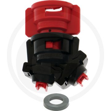 Agrotop TurboDrop TD-ADF standaard 110-04, kunststof, Dubbele injector spleetdop