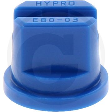 Hypro Spleetdop, blauw, 80° - Kunststof huis en top.