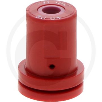 Albuz Injektor Hohlkegeldüse 80° - Keramik, Kunststoff, Rot