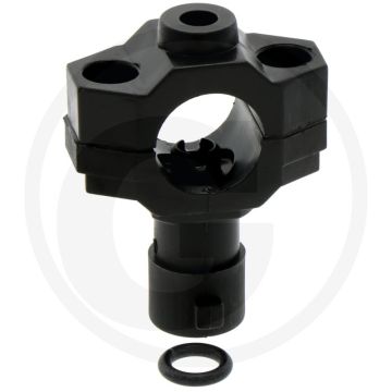 ARAG Enkele dophouder (met montageklem voor buismontage 2x bout 670400101 meebestellen)