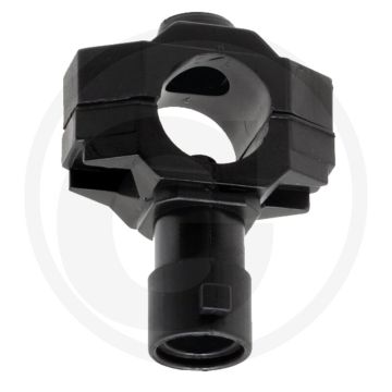 ARAG Enkele dophouder (met montageklem voor buismontage 2x bout 670400101 meebestellen)