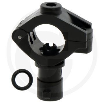ARAG Enkele dophouder (met gewrichtsmontageklem voor buismontage 1x bout 670V2B25F meebestellen)