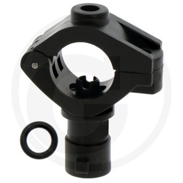 Enkele dophouder (met gewrichtsmontageklem voor leidingmontage 1x bout 670V2B25F meebestellen)