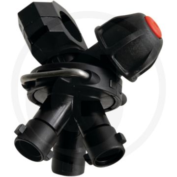 ARAG Drievoudige spuitdophouder (zonder bouten)