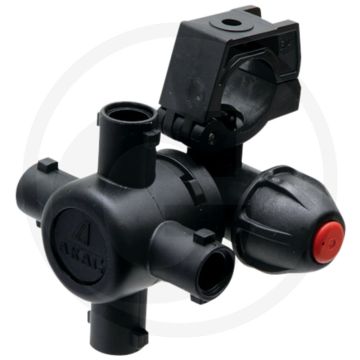ARAG Viervoudige dophouder - D: Ø 25 mm, F: Ø 10 mm - 20 bar