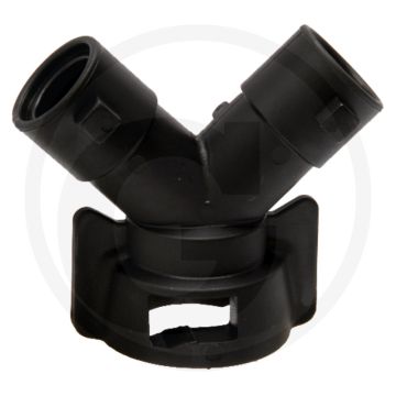 ARAG Bajonetmoer adapter Schwarz, Universeel, 2 x 45°