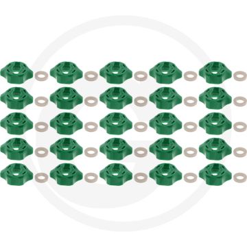 Lechler Bajonettmutter SW 10 grün - Oude LECHLER Twistloc-systeem, Sleutelwijdte: 8-10