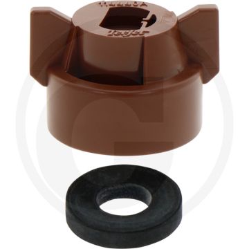 TeeJet Bajonetmoer SW 8 bruin incl. pakking - HARDI, Sleutelwijdte: 8, Referentienr.: 114441-7-CELR