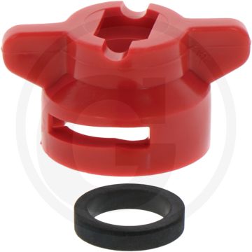 TeeJet Sproeidopkap - HARDI, Sleutelwijdte 8, Rood