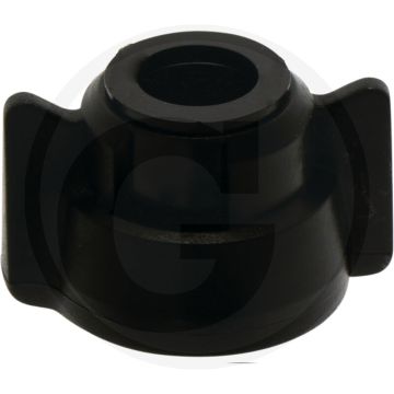 Bajonettmutter schwarz, Ø 12mm, Universal System