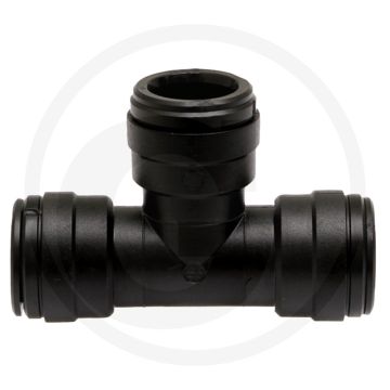 Kverneland T-verbinder - Voor RVS leiding Ø 22 mm