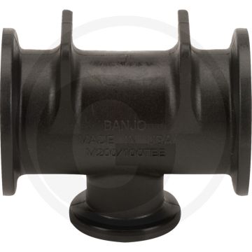 BANJO T-stuk 2"-1"-2" Max. werkdruk 20 bar