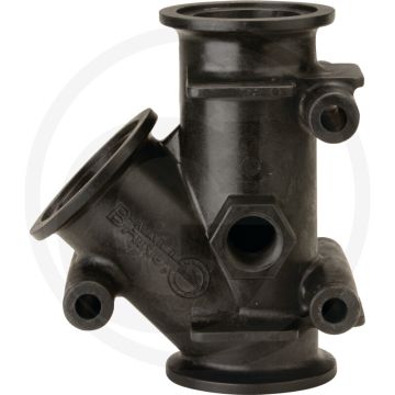 BANJO Y-flenskoppeling 2" FP (met 3/4" manometeraansluiting)