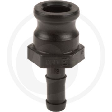 BANJO V-Teil 3/4" mit Schlauchtülle 1/2" - NW 3/4" & Ø 1/2"
