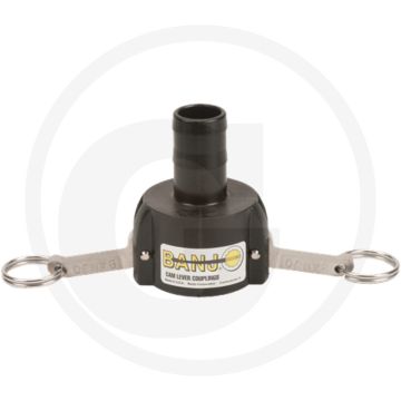 BANJO M-Teil 1 1/2" mit Schlauchtülle 1 1/4" - NW 1 1/2" & Ø 1 1/4"
