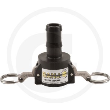 BANJO M-Teil 2" mit Schlauchtülle 1 1/2" - Werkdruk 20 bar