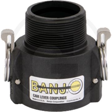 BANJO M-Teil 2" mit Außengewinde 2" NPT - Max. werkdruk 20 bar